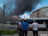 Загорелся недостроенный ТЦ на Красноармейском проспекте, Фото: 17