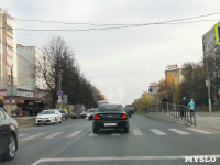 На улице Металлургов в Туле запретили остановку и стоянку, Фото: 9