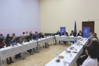 Алексей Эрк и Илья Беспалов обсудили с жителями Заречья благоустройство нового сквера, Фото: 2