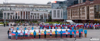 Велопробег в цветах российского флага, Фото: 17