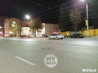 На ул. Октябрьской в Туле столкнулись Lada Vesta и Chevrolet Lanos, Фото: 1