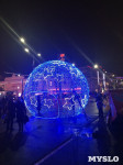 На входе на площадь Ленина установили светящийся шар, Фото: 1