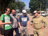 Евгений Авилов и блогеры в Баташевском парке, Фото: 2