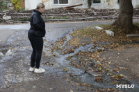 В Болохово канализация затопила несколько дворов, детский сад и игровую площадку, Фото: 42