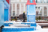 Праздничное оформление площади Ленина. Декабрь 2014., Фото: 7