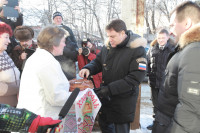 Владимир Груздев в Дубенском районе. 30 января 2014, Фото: 41