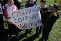 Митинг против застройки стадиона "Кировец", Фото: 8