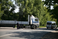Авария на повороте на Косую Гору: микроавтобус и грузовик, Фото: 15