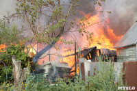 На улице Патронной загорелся частный дом, Фото: 7