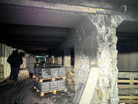 Пожар в подземном переходе на ул.Мосина, Фото: 11