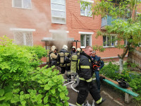 В Туле на ул. Мезенцева в подвале пятиэтажки начался пожар, Фото: 17