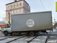 ДТП с трамваем на ул. Металлургов, Фото: 1