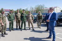 Дмитрий Миляев передал тульским военнослужащим новую партию техники, Фото: 11