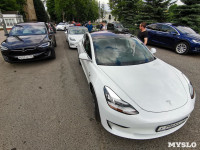 По Туле проехал кортеж из двух десятков электромобилей Tesla, Фото: 9