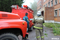 В Скуратово загорелось заброшенное училище, Фото: 5