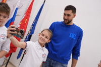 Олимпийский чемпион по волейболу провел мастер-класс для тульских школьников, Фото: 4
