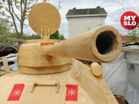 Тульский умелец смастерил деревянный танк весом в тонну, Фото: 20