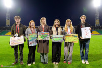 Тульские художники зарисовывали самые яркие моменты матча «Арсенала» с «Уфой» в «прямом эфире», Фото: 10