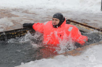 Тульские блогеры с водолазами МЧС «спасли» провалившегося под лёд человека, Фото: 14