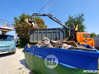 В Туле со двора «Плюшкиной» вывезли несколько грузовиков мусора, Фото: 2