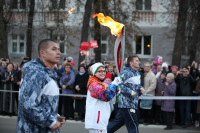 Третий этап эстафеты олимпийского огня: проспект Ленина, Фото: 43