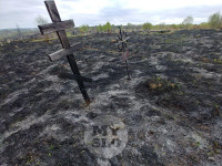 Сгоревшее кладбище в Алексине, Фото: 17