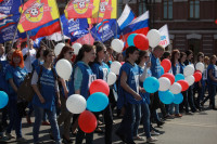 Тульская Федерация профсоюзов провела митинг и первомайское шествие. 1.05.2014, Фото: 77