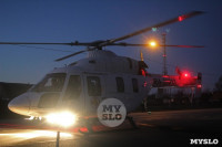 Из-за посадки медицинского вертолета под Тулой перекрыли трассу «Крым», Фото: 17