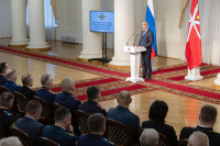 Дмитрий Миляев поздравил сотрудников ОВД, Фото: 14