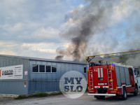 Крупный пожар в Туле: горит строительный склад-магазин, Фото: 4