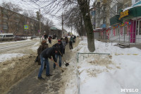 Сотрудники администрации Тулы проинспектировали уборку снега в городе, Фото: 5