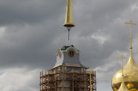 Установка шпиля на колокольню Тульского кремля, Фото: 39