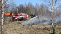 Лесной пожар: учения МЧС, Фото: 14