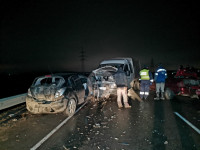Авария с участием пяти машин в районе д. Прудное, Фото: 1