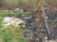 Сгоревшее кладбище в Алексине, Фото: 10