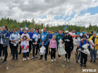 В Кондуках участники Всероссийской акции «Вода России» собрали 500 мешков мусора, Фото: 11