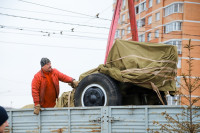 В Туле на ул. Приупской установили гаубицу Д-30, Фото: 7