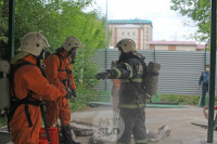 В Туле сотрудники МЧС эвакуировали госпитали госпиталь для больных коронавирусом, Фото: 52