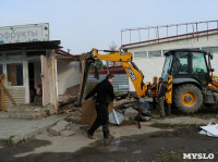 Приставы снесли шашлычную и магазин на ул. Карпова в Туле, Фото: 11