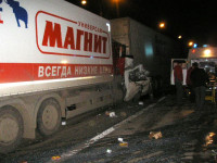 Ночью на трассе М2 в Заокском районе столкнулись 6 автомобилей, Фото: 2