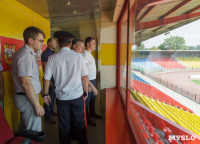 Владимир Груздев проинспектировал стадион "Арсенал" перед первой игрой команды в Премьер-лиге, Фото: 1