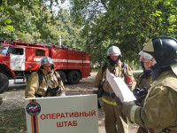 Противопожарные учения в администрации Воловского района, Фото: 3