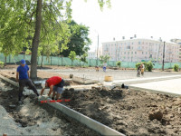 Бодвигается благоустройство сквера на пересечении ул. Ф. Смирнова и Красноармейского проспекта, Фото: 2