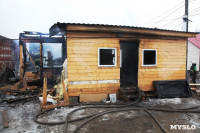 Пожар в цыганском поселении в Плеханово, Фото: 5