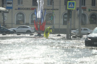 Улицы Тулы ушли под воду после мощного ливня, Фото: 5