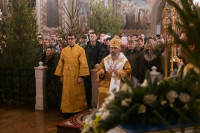 Рождественское богослужение в Успенском соборе (2020), Фото: 109