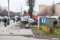 ДТП на пр. Ленина: BMW снес остановку, Фото: 9