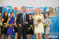 Дмитрий Медведев вручает медали выпускникам школ города Алексина, Фото: 18