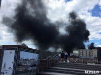 Загорелся недостроенный ТЦ на Красноармейском проспекте, Фото: 12