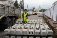 В Туле ремонтируют трамвайные пути по ул. Советской: репортаж, Фото: 1